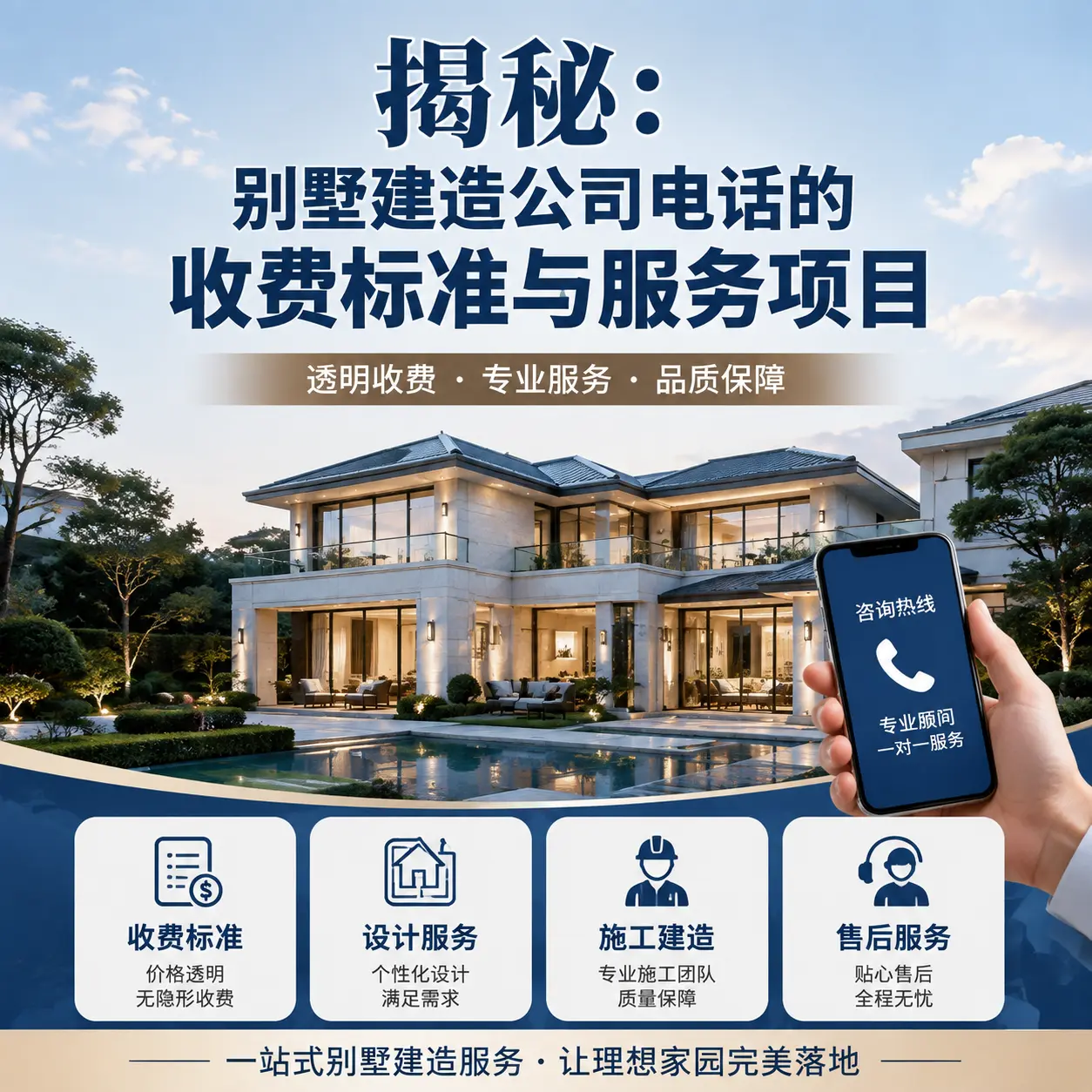 揭秘：铜仁别墅建造公司电话的收费标准与服务项目