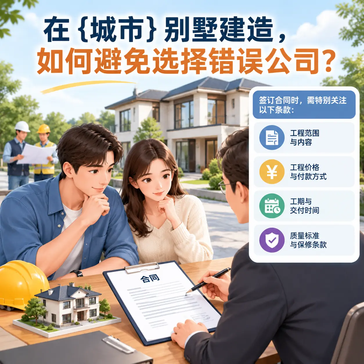 在 铜仁 别墅建造,如何避免选择错误公司?