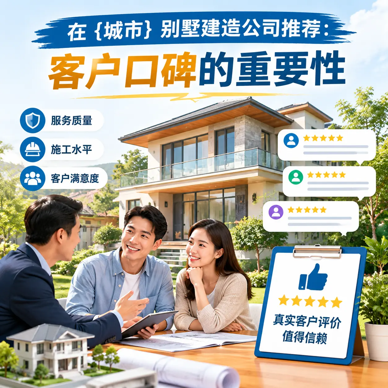 在 铜仁 别墅建造公司推荐：客户口碑的重要性