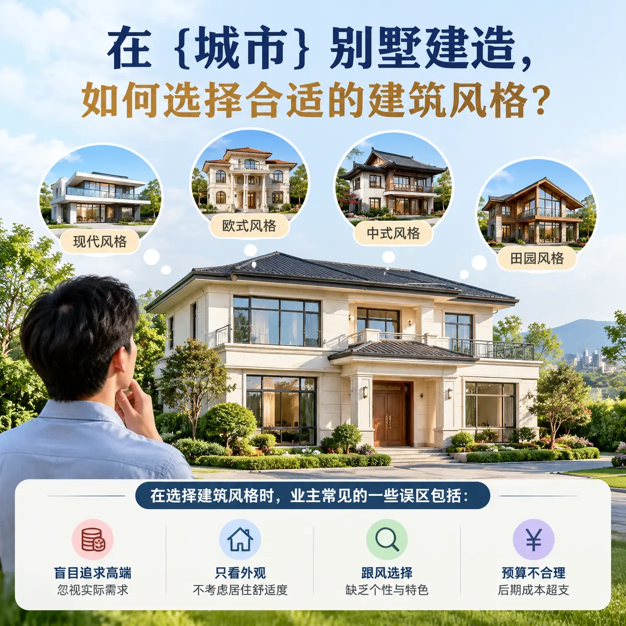 在 铜仁 别墅建造，如何选择合适的建筑风格？