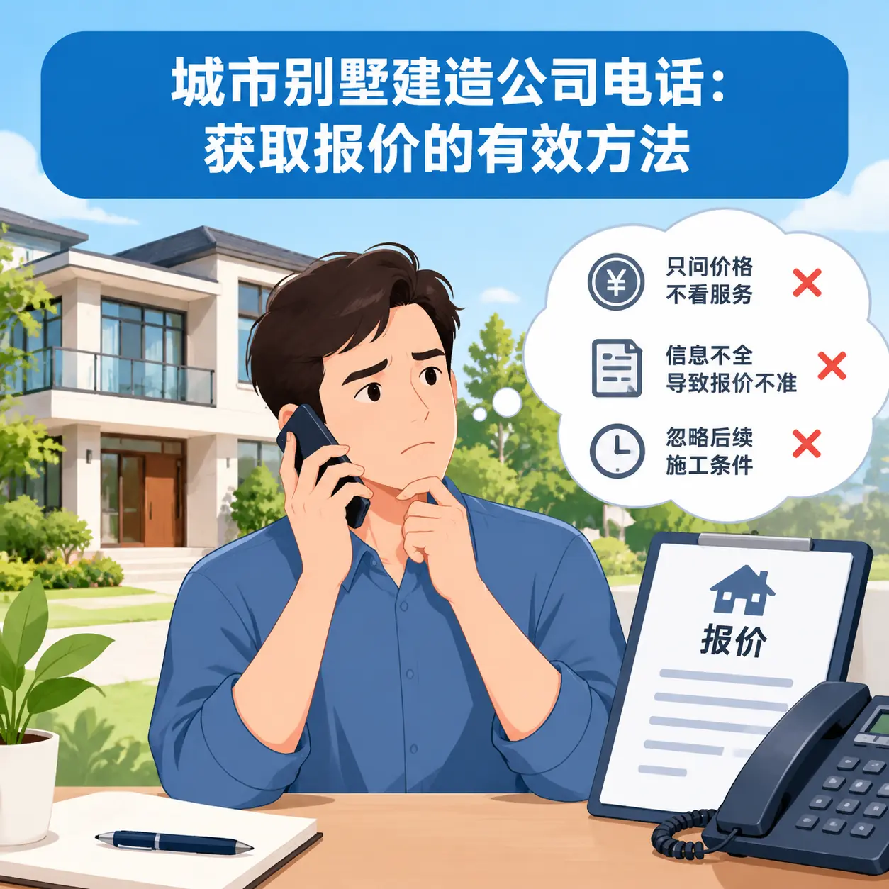 铜仁别墅建造公司电话：获取报价的有效方法